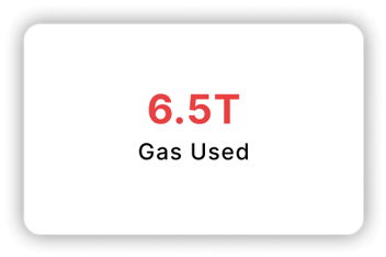 Gas Used: 6.5T