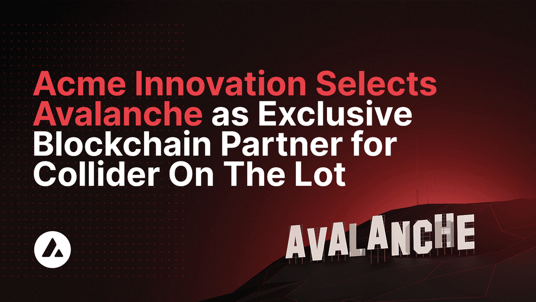 Avalanche Sponsors Creator on the Lot