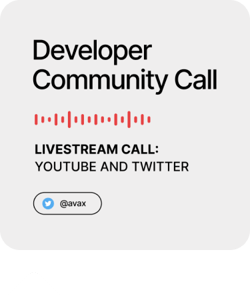 Avalanche Developer Community Call